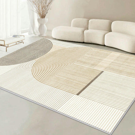 Modern Non Shedding Large Rugs Abstract Geometric Indoor Area Rug Carpet For Bedroom Living Room