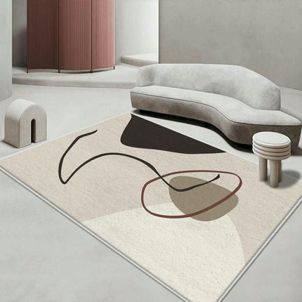 Light Luxury Large Area Rugs for Living Room Abstract Carpets Modern Large Rugs