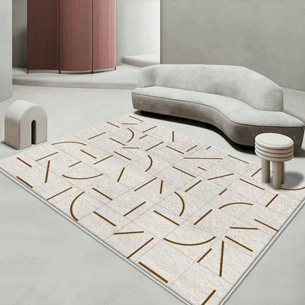 Light Luxury Large Area Rugs for Living Room Abstract Carpets Modern Large Rugs
