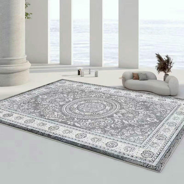 Bedside Carpet Ethnic Style Area Rug Decor Rug Non-Slip Soft Washable for Living Room Home Rug