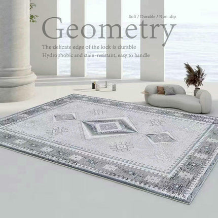 Bedside Carpet Ethnic Style Area Rug Decor Rug Non-Slip Soft Washable for Living Room Home Rug 1