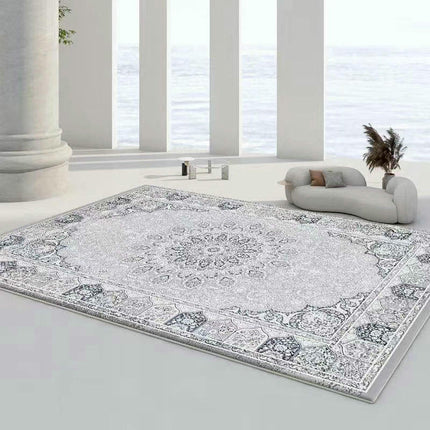 Bedside Carpet Ethnic Style Area Rug Decor Rug Non-Slip Soft Washable for Living Room Home Rug 1