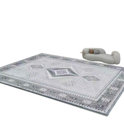 Bedside Carpet Ethnic Style Area Rug Decor Rug Non-Slip Soft Washable for Living Room Home Rug 1