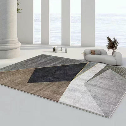 Light Luxury Area Rugs for Living Room Abstract Carpets Modern Geometric Carpet