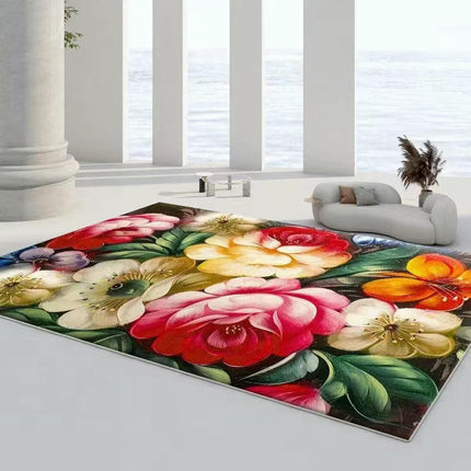 Light Luxury Area Rugs for Living Room Abstract Carpets Modern Geometric Carpet