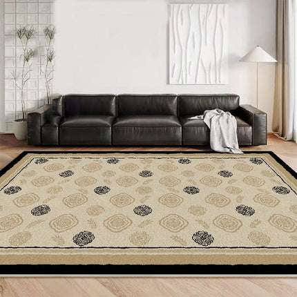 Modern Low-Pile Floor Carpet Flower Decor Area Rugs for Living Room Soft Carpets