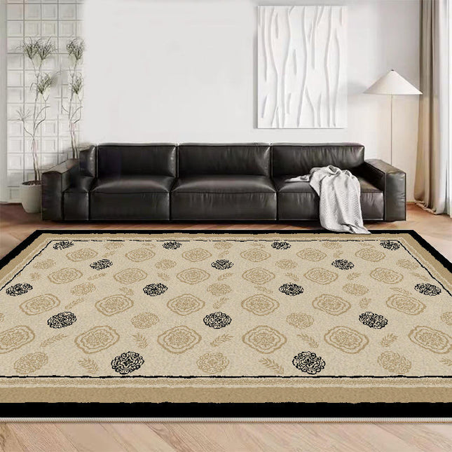 Modern Low-Pile Floor Carpet Flower Decor Area Rugs for Living Room Soft Carpets