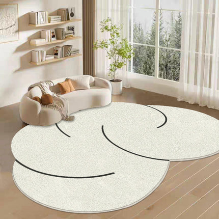 Modern Irregular Shaped Rug,Non-Slip Area Rugs,Indoor Washable Rug for Living Room