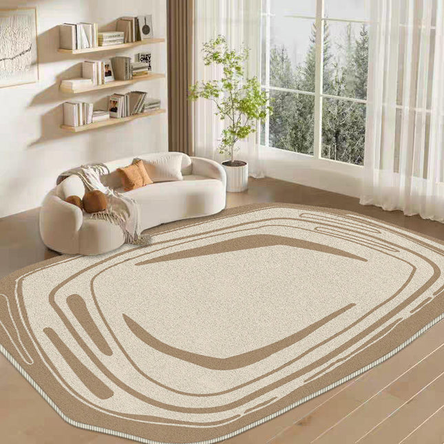 Modern Irregular Shaped Rug,Non-Slip Area Rugs,Indoor Washable Rug for Living Room
