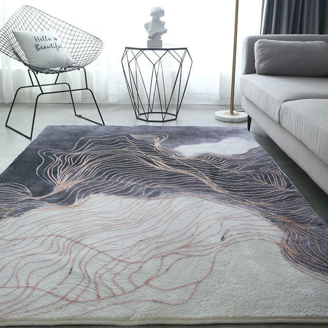Art Decor Large Rugs Abstract Non-Slip Area Rugs Modern Washable Rug for Living Room