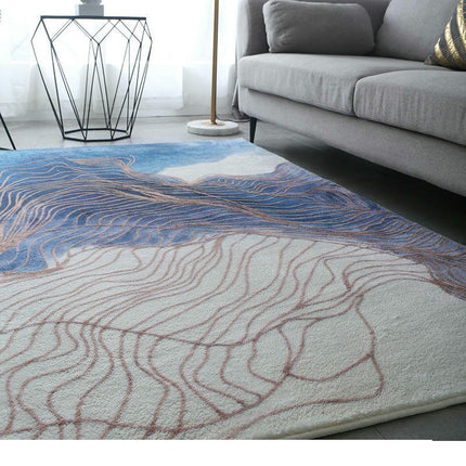 Art Decor Large Rugs Abstract Non-Slip Area Rugs Modern Washable Rug for Living Room