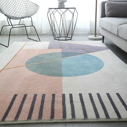 Art Decor Large Rugs Abstract Non-Slip Area Rugs Modern Washable Rug for Living Room