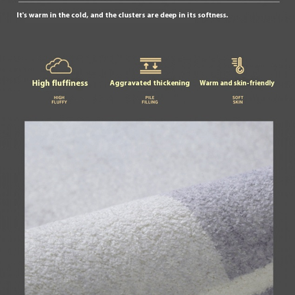 Light Luxury Modern and Simple Carpet For Bedroom Living Room Large Floor Rugs
