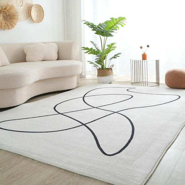 Art Area Rug Non-Slip Colorful Abstract Carpets,Washable Carpet for Living Room Home 1