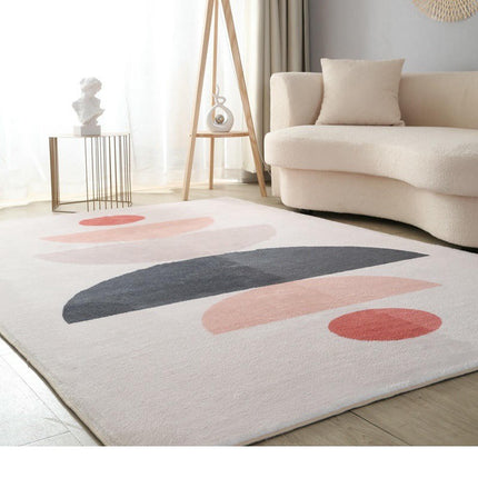 Art Area Rug Non-Slip Colorful Abstract Carpets,Washable Carpet for Living Room Home