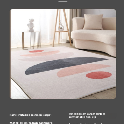 Art Area Rug Non-Slip Colorful Abstract Carpets,Washable Carpet for Living Room Home