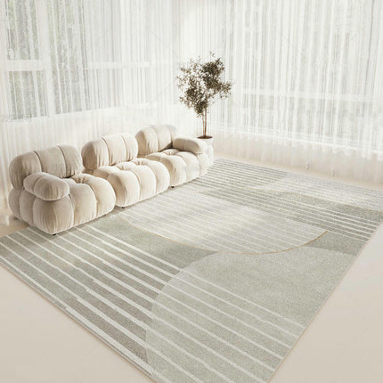 Non-Slip Modern Abstract Area Rug Carpet Rugs for Living Room-Machine Washable Rugs for Bedroom