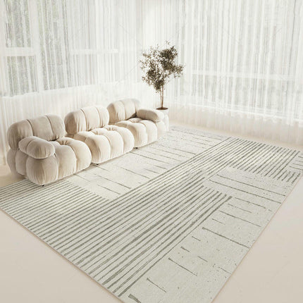 Non-Slip Modern Abstract Area Rug Carpet Rugs for Living Room-Machine Washable Rugs for Bedroom