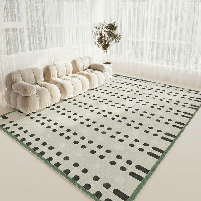 Non-Slip Modern Abstract Area Rug Carpet Rugs for Living Room-Machine Washable Rugs for Bedroom
