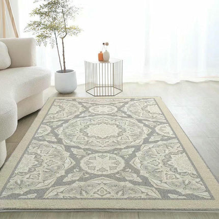 Non-Slip Abstract Carpets Modern Geometric Cream Area Rug Carpet Rugs for Living Room 1
