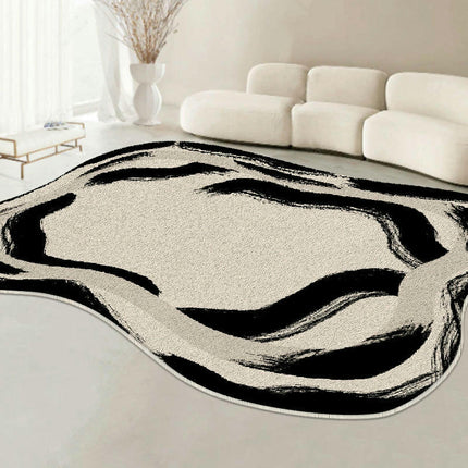 Irregular Area Rug Non-Slip Modern Rugs Carpets for Indoor Home Decor Living Room Carpet