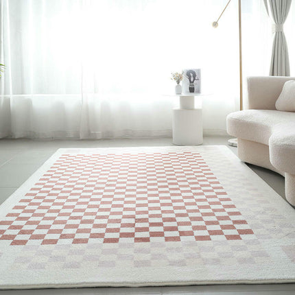 Decor Indoor Checkered Large Area Rug Large Soft Modern Carpet Rugs for Room