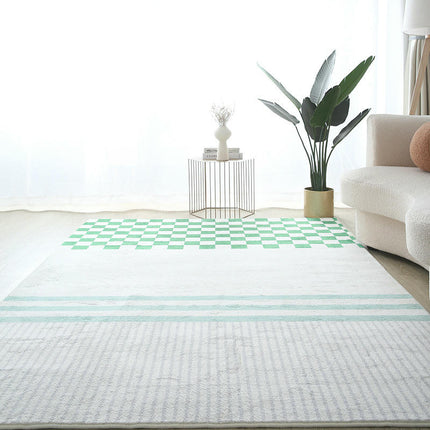 Decor Indoor Checkered Large Area Rug Large Soft Modern Carpet Rugs for Room