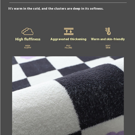 Decor Indoor Checkered Large Area Rug Large Soft Modern Carpet Rugs for Room