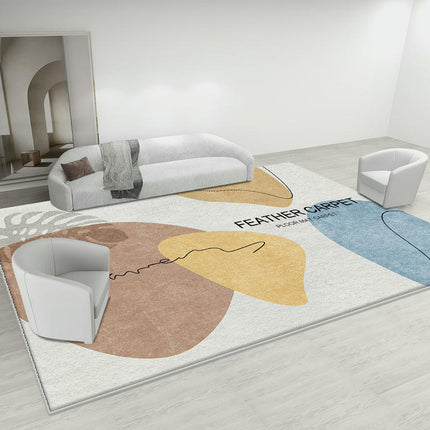 Light Luxury Decor Indoor Geometric Modern Large Area Rug Large Soft Carpet Rugs for Room
