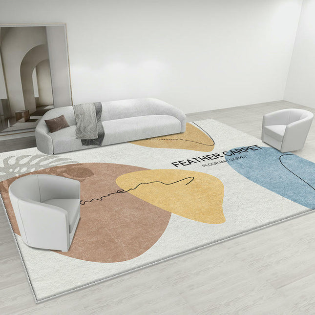 Light Luxury Decor Indoor Geometric Modern Large Area Rug Large Soft Carpet Rugs for Room