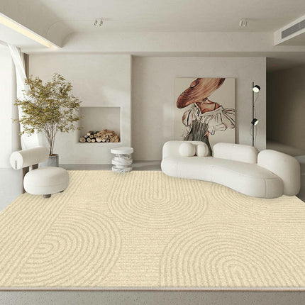 Area Rug Machine Washable Rugs for Living Room Non Slip Soft Rug Geometric Lines Carpet