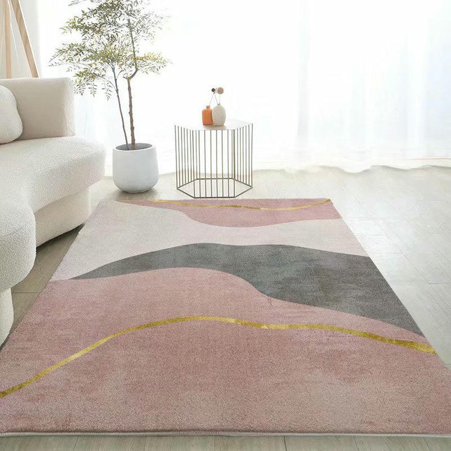 Abstract Art Carpet Home Area Rug Machine Washable Rugs for Living Room Non Slip Soft Rug