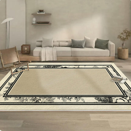 Vintage Flowers Area Rug Modern Rug Indoor Non Slip Carpet Living Room Bedroom