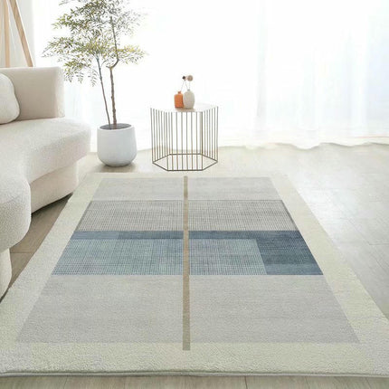 Gray Decor Carpet Soft Carpets Geometric Modern Area Rugs for Living Room Bedside Carpet