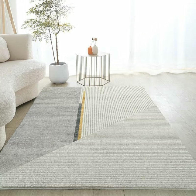 Gray Decor Carpet Soft Carpets Geometric Modern Area Rugs for Living Room Bedside Carpet 1