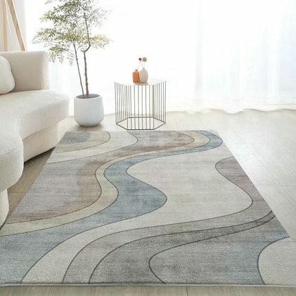 Gray Decor Carpet Soft Carpets Geometric Modern Area Rugs for Living Room Bedside Carpet