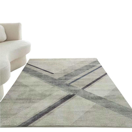 Gray Decor Carpet Soft Carpets Geometric Modern Area Rugs for Living Room Bedside Carpet
