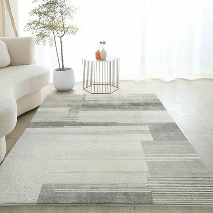 Gray Decor Carpet Soft Carpets Geometric Modern Area Rugs for Living Room Bedside Carpet
