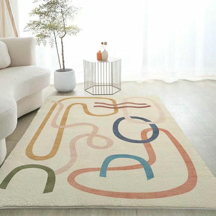 Abstract Art Decor Carpet Soft Carpets Modern Area Rugs for Living Room Bedside Carpet