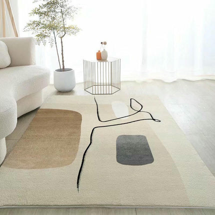Abstract Art Decor Carpet Soft Carpets Modern Area Rugs for Living Room Bedside Carpet