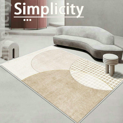 Soft Carpets Abstract Art Decor Carpet Modern Area Rugs for Living Room Simple Carpet