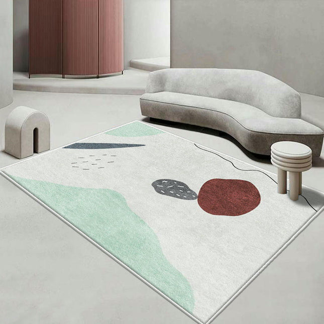 Soft Carpets Abstract Art Decor Carpet Modern Area Rugs for Living Room Simple Carpet