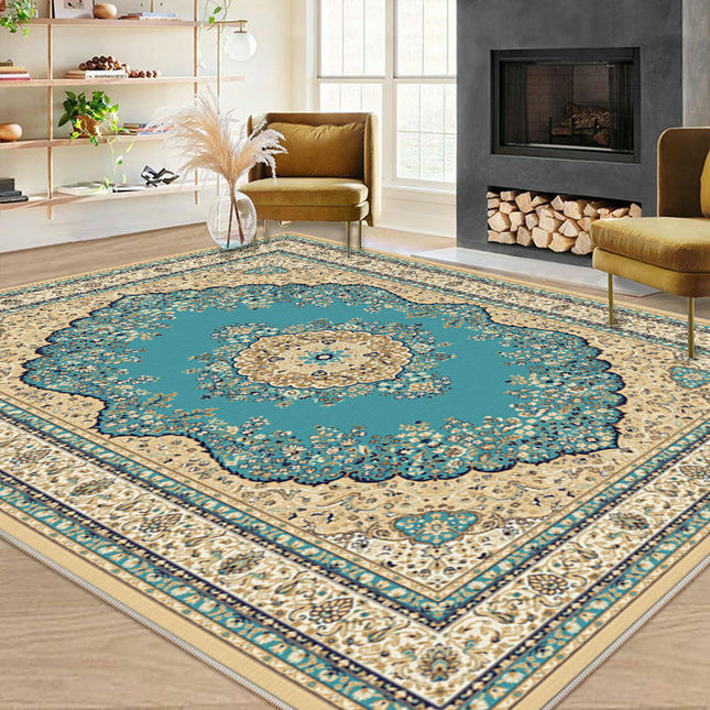 Soft Decor Carpets Vintage Boho Area Rug Rugs for Living Room Machine Washable Rug