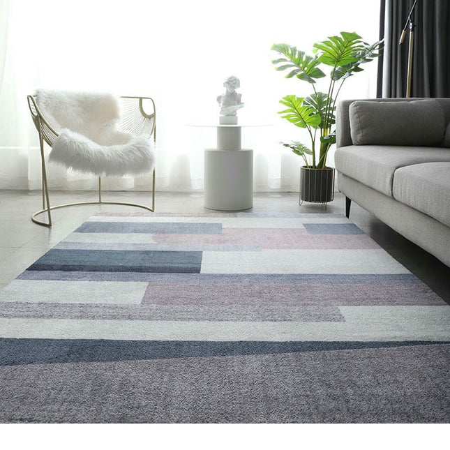 Colorful Decor Carpets Modern Abstract Area Rug Rugs for Living Room Washable Rug 1