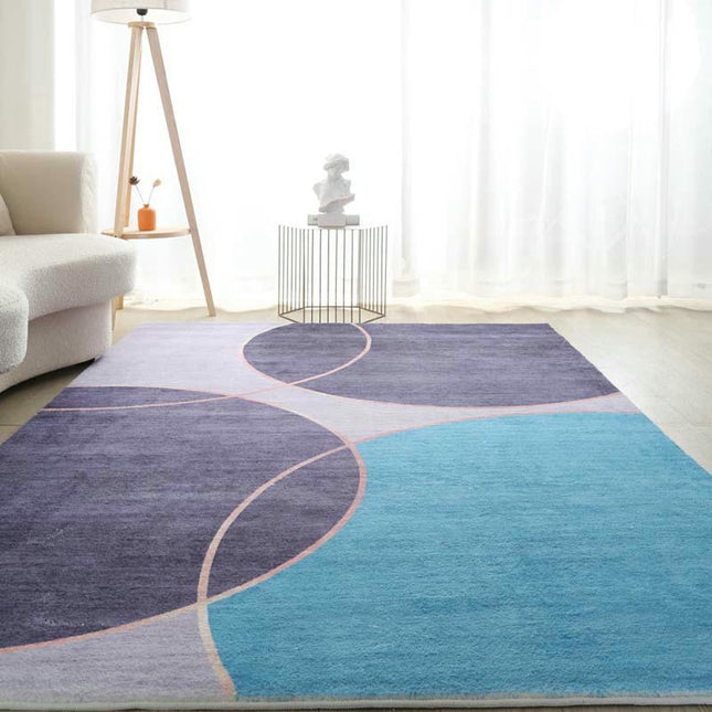Colorful Decor Carpets Modern Abstract Area Rug Rugs for Living Room Washable Rug 1