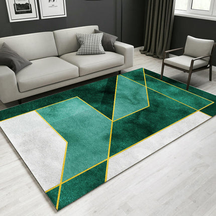 Indoor Floor Carpet Modern Geometric Decor Carpets Area Rug for Living Room Washable Rug