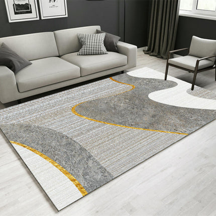 Indoor Floor Carpet Modern Geometric Decor Carpets Area Rug for Living Room Washable Rug