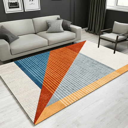 Indoor Floor Carpet Modern Geometric Decor Carpets Area Rug for Living Room Washable Rug