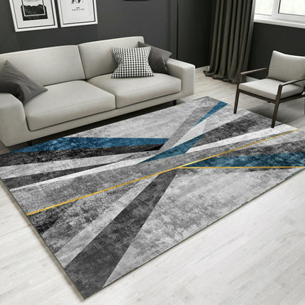 Indoor Floor Carpet Modern Geometric Decor Carpets Area Rug for Living Room Washable Rug