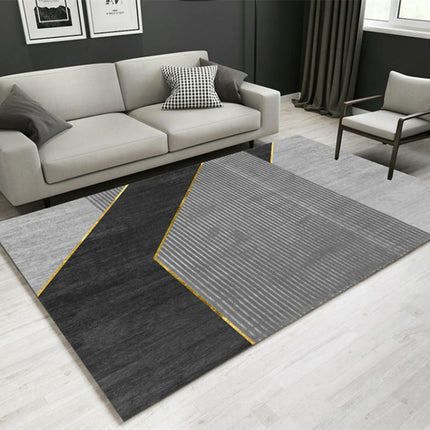 Indoor Floor Carpet Modern Geometric Decor Carpets Area Rug for Living Room Washable Rug